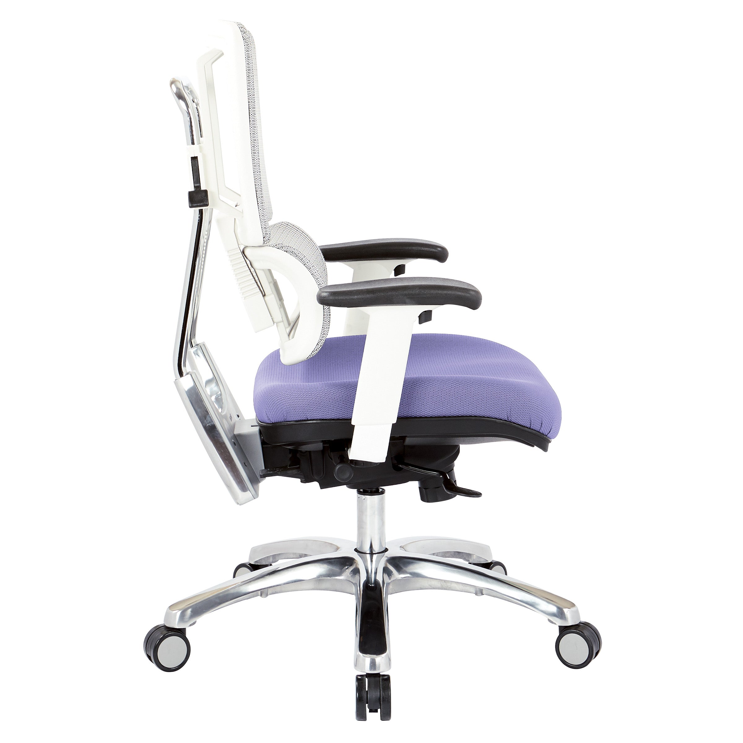 White Vertical Mesh Chair